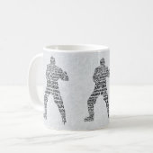 Hockey Enforcer Calligram Tasse (Vorderseite Links)