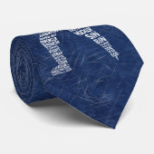 Hockey Enforcer Kämpfen Word Art Krawatte (Gerollt)