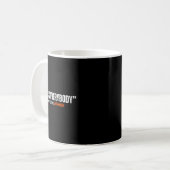 Hockey Enforcer Orange 2 Kaffeetasse (Vorderseite Links)