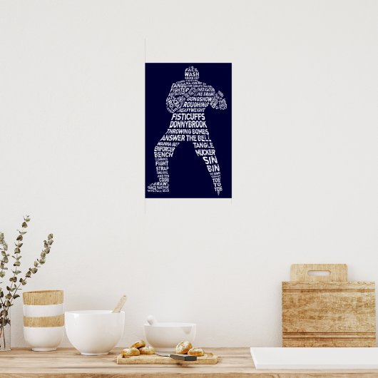 Hockey Enforcer Poster (Küche)