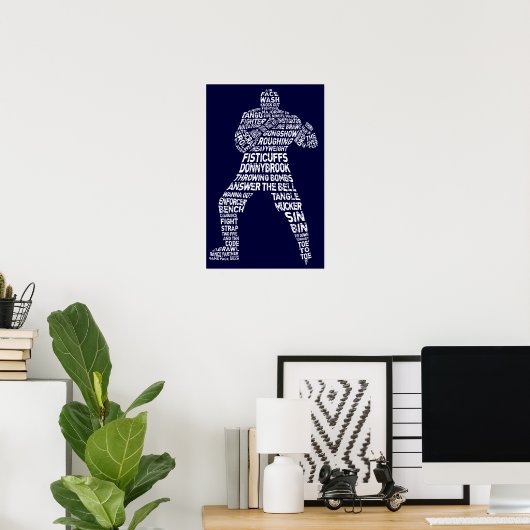 Hockey Enforcer Poster (Heimbüro)