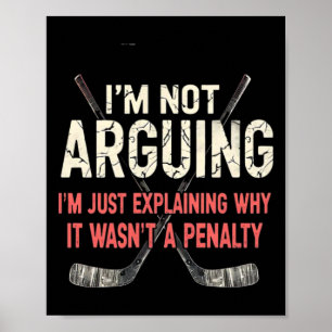 Hockey erklärt, warum es keine Strafe war Poster
