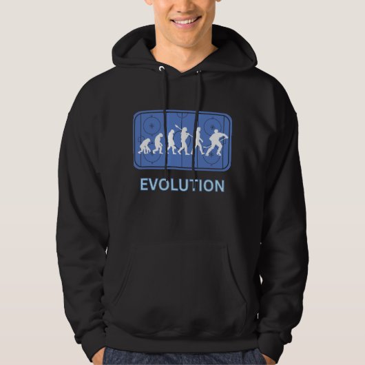 Hockey-Evolution Hoodie (Vorderseite)