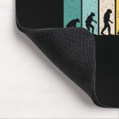 Hockey Evolution Retro Ice Hockey Player Men Boys  Mousepad (Ecke)
