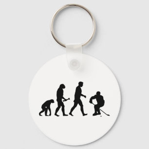 Hockey-Evolution Schlüsselanhänger