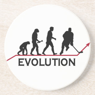 Hockey-Evolutions-Untersetzer Untersetzer