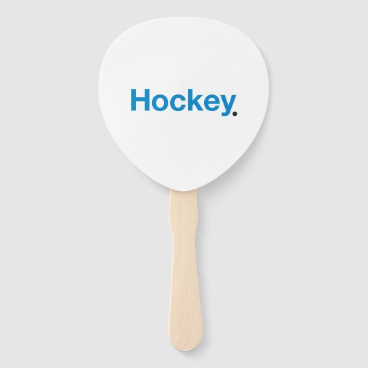 Hockey Fächer (Vorderseite)