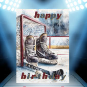 Hockey-Faltkarte Karte