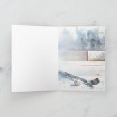 Hockey-Faltkarte Karte (Innenseite)