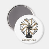 Hockey-Fan (#1) Magnet (Vorderseite/Rückseite)