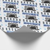 Hockey-Fan Geschenkpapier (Ecke)