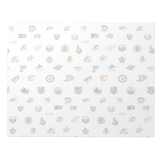 Hockey Fanatic Hockey-Teams Logo Wasserzeichen Pad Notizblock (Vorderseite)