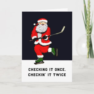 Hockey Feiertagskarte