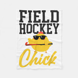 Hockey Feld Huhn Hockey Feld Küken _2 Fleecedecke