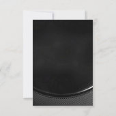 Hockey First Geburtstag Einladung (Rückseite)