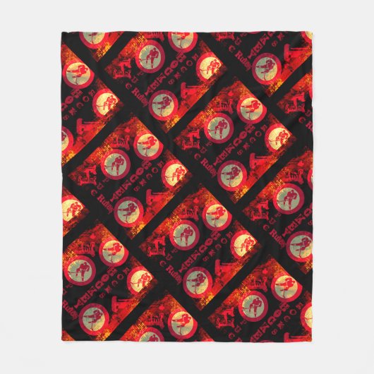 Hockey Fleecedecke (Vorderseite)