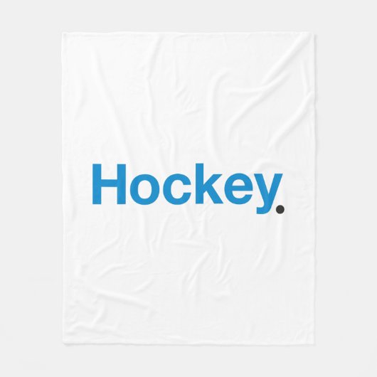 Hockey Fleecedecke (Vorderseite)