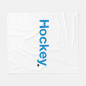 Hockey Fleecedecke (Vorderseite (Horizontal))