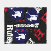 HOCKEY FLEECEDECKE (Vorderseite (Horizontal))