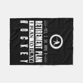Hockey Fleecedecke (Vorderseite (Horizontal))