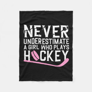 Hockey for Women Girls Ice Hockey Player Hockey Lo Fleecedecke