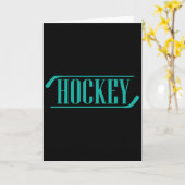Hockey Forever Karte (Gelbe Blume)