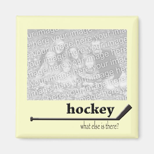 Hockey Foto Magnet (Vorne)