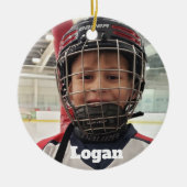 Hockey Foto Ornament (Vorne)