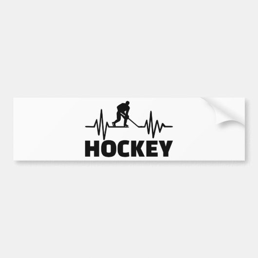 Hockey-Frequenz Autoaufkleber (Vorne)