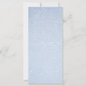 Hockey Frohe Weihnachten Vertikale Flachkarte (Rückseite)