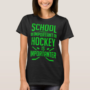 Hockey für Jungen 8-12 Eishockey-Spieler T-Shirt