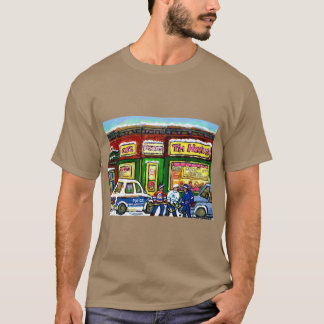 HOCKEY GAME ATIM HORTONS MONTREAL WINTER CITY SCEN T-Shirt