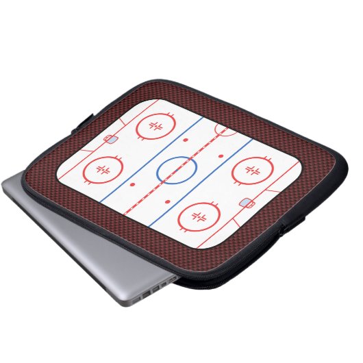 Hockey Game Companion Autograph Ready Laptopschutzhülle (Vorne Knopf)