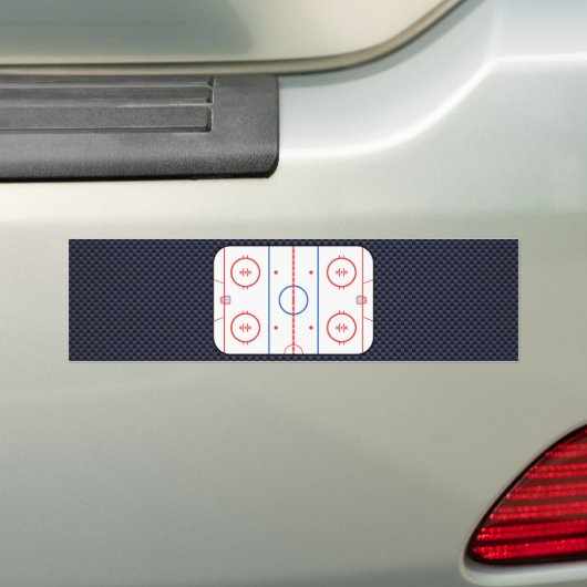 Hockey Game Companion Carbon Fiber Style Autoaufkleber (Auf Auto)