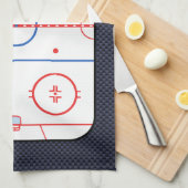 Hockey Game Companion Carbon Fiber Style Handtuch (Viertel Falte)