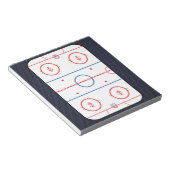 Hockey Game Companion Carbon Fiber Style Notizblock (angewinkelt)