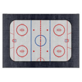 Hockey Game Companion Carbon Fiber Style Schneidebrett (Vorderseite)