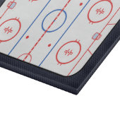 Hockey Game Companion Carbon Fiber Style Schneidebrett (Ecke)