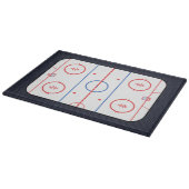 Hockey Game Companion Carbon Fiber Style Schneidebrett (Ecke)