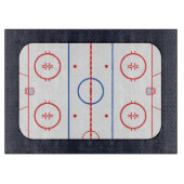 Hockey Game Companion Carbon Fiber Style Schneidebrett (Vorderseite)