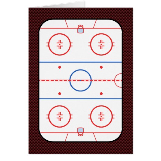 Hockey Game Companion Rink Diagramm (Vorne)