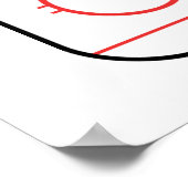 Hockey Game Event Poster (Ecke)