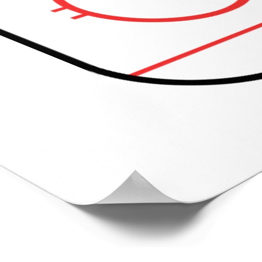 Hockey Game Event Poster (Ecke)