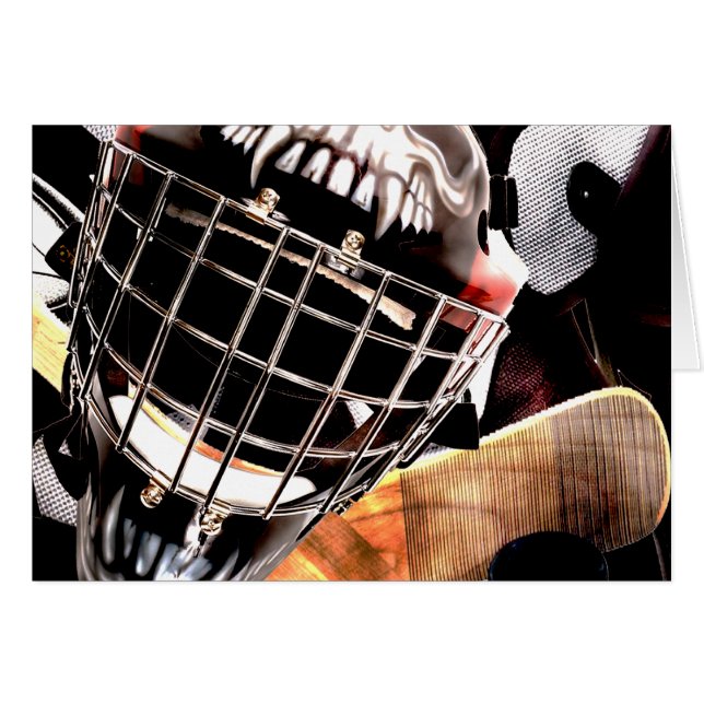 Hockey Gear Grunge Style (Vorderseite (Horizontal))