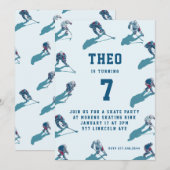 Hockey-Geburtstagseinladung Einladung (Vorne/Hinten)