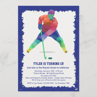 Hockey Geometrics Einladung