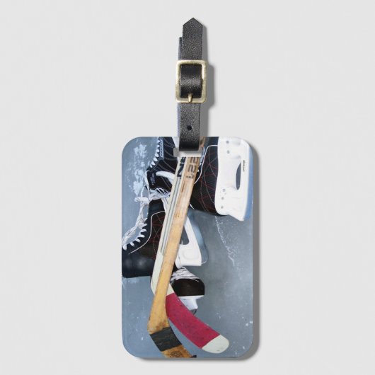 Hockey Gepäckanhänger (Vorderseite Vertikal)