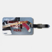 Hockey Gepäckanhänger (Rückseite horizontal)