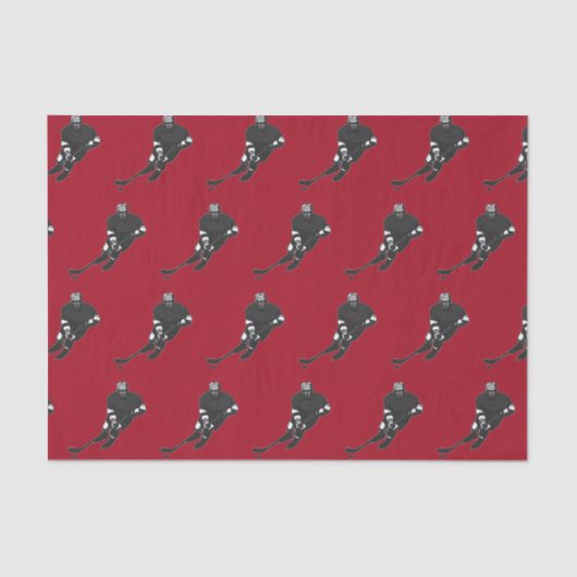 Hockey-Geschenk Seidenpapier (Vorderseite)