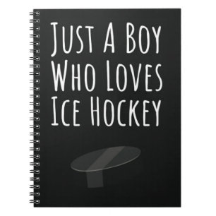 Hockey Geschenke für Jungen Sport Kinder Schule Notizblock